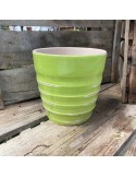 vase vintage vert pomme d18