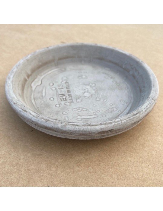 soucoupe grise 17 cm