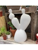 cactus big sujet blanc 27 deco