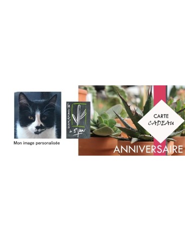 Carte cadeau personnalisée