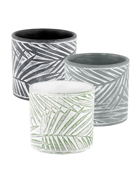 Cache pot cylindre Areca