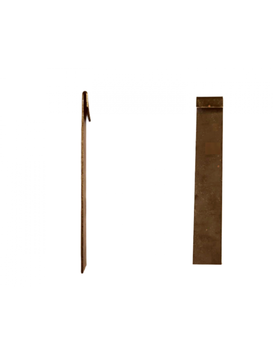 Bordure acier corten non oxydée 2000x2x150 mm